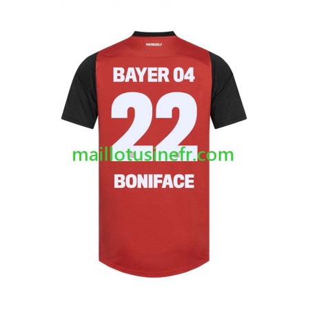 Maillot de Foot Bayer 04 Leverkusen Victor Boniface 22 Domicile 2024-25